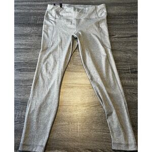 Members Mark High Rise Ankle Leggings XXL Heather Gray Athleisure Luxe NEW